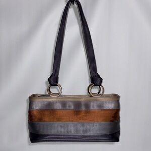 Harveys Seatbelt Multicolor Treecycle Carriage Ring Tote Purse Bag
